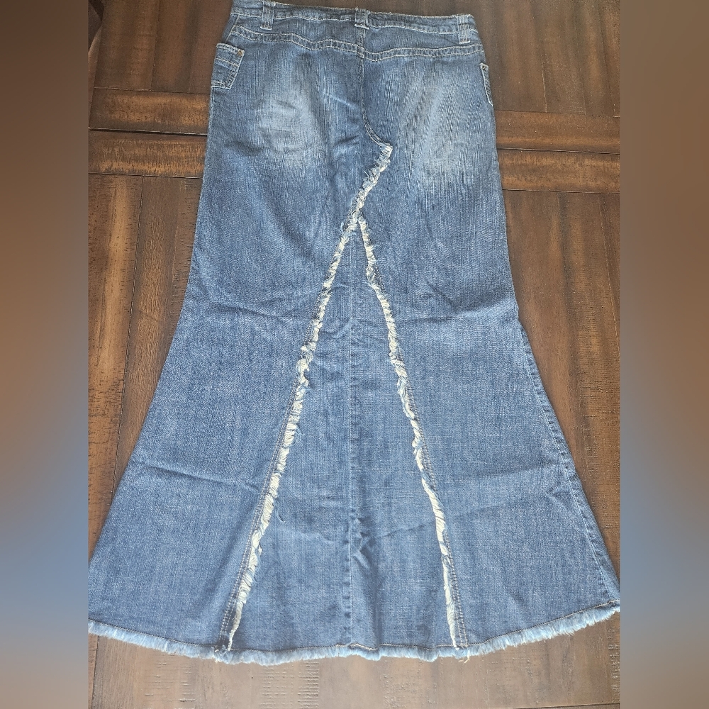 Kama Jean Maxi Skirt Sz 9 Jr/Medium Women's - Picture 4 of 6